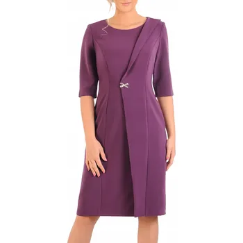 Dámské šaty Klasické midi koktejlové šaty Carla Moreno velikost 44