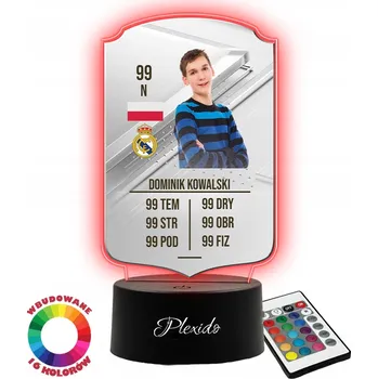 Lampička Plexido vícebarevná Noční lampa