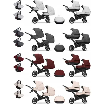 Kočárek Booster Kočárek pro Dvojčata Twins Jeden za Druhým 3v1 | Autosedačky Cosmo