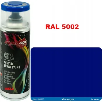 Barva ve spreji RAL 5002 modrá LESK SPRAY 400ml professional-line HQ AMBROSOL 1233