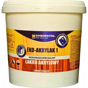 Lak na dřevo CHEMSTAL EKO - AKRYLAK AKRYLÁTOVÝ LAK NA DŘEVO MATNÝ 3L