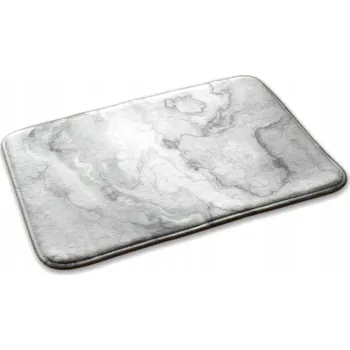 Obraz Elegantní moderní dekorativní kobereček do kanceláře, mramorový vzor, 75x45 cm