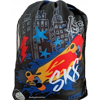 Školní sáček Školní vak na boty s odrazkou Skater Majewski