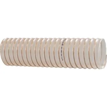 Ventilační potrubí HADICE FLEXADUR PU-3H AE O - 120/130 mm - Hadice dle FDA pro odsávání abrazivních materiálů odolná vlhkosti, -40/+100°C