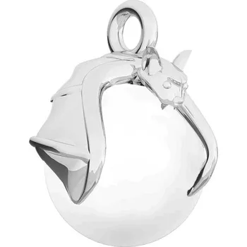 Přívěsek Certom Stříbrný přívěsek netopýr – Swarovski krystal 0040