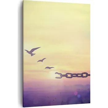 Obraz Obraz na plátně do obýváku ložnice 50x70 abstrakce obrazy na zeď