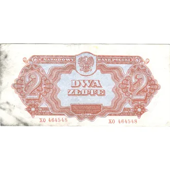 POLSKO. 2 złote 1944. Série XO.