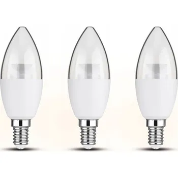 Žárovka Livarno Home LED žárovky E14 3 kusy Teplá bílá