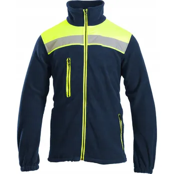 Pánská mikina TEPLÁ MIKINA MIKINA TMAVĚ ŽLUTÁ BENEFIT RIVAL 3XL