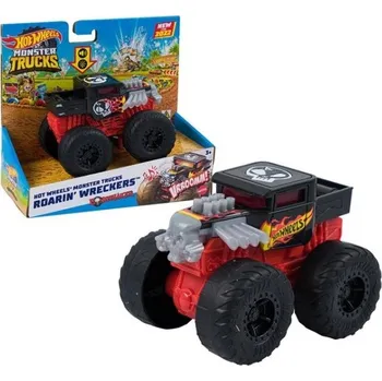 autíčko Hot Wheels Monster Trucks Bone Shaker Auto 1:43 Se světly a zvuky