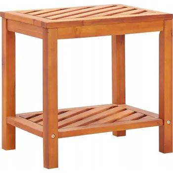 Konferenční stolek Odkládací stolek z masivního akáciového dřeva, 45 x 33 x 45 cm