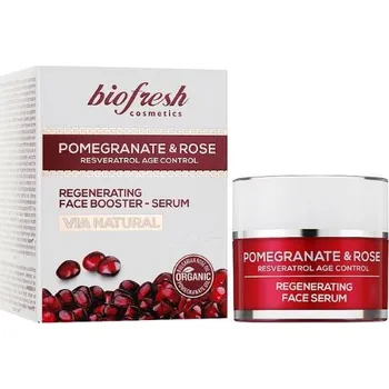 Pleťové sérum Regeneračné pleťové sérum Pomegranate & Rose 30ml