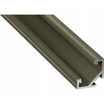 LED osvětlení Hliníkový profil pro LED pásek C 1M inox