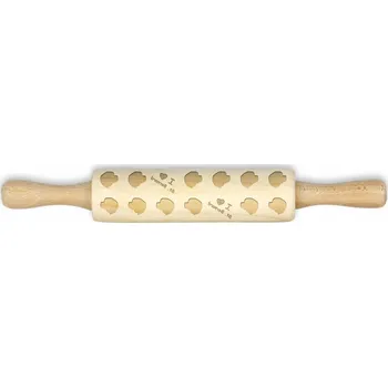 Váleček na těsto Bernardýn, Pes sv. Bernarda - malý váleček se vzorem psa, váleček na těsto