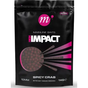 Nástraha Mainline Boilie Hi Impact Spicy Crab 1 kg - 20 mm
