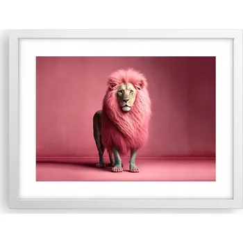 Obraz Obraz plakát v bílém rámu do obýváku 40x30 lev foto plakáty na zeď