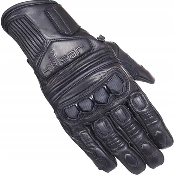 Moto rukavice MOTOCYKLOVÉ KOŽENÉ RUKAVICE HUSAR XR ONE černé