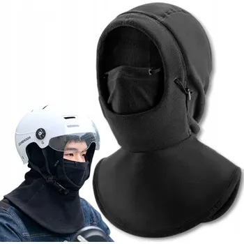 Kukla ZIMNÍ TERMOAKTIVNÍ KUKLA POD HELMU NA LYŽE ZATEPLENÁ FLEECEM