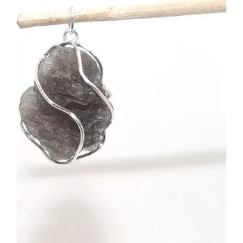 Přívěsek Stříbrný přívěsek surový přírodní Agni Manitite 4,29 g - Perla ohně (Stříbrný přívěsek surový Agni Manitite)