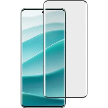 3x Picasee 3D zahnuté ochranné sklo pro Xiaomi Redmi Note 14 Pro 5G - černé - 2+1 zdarma