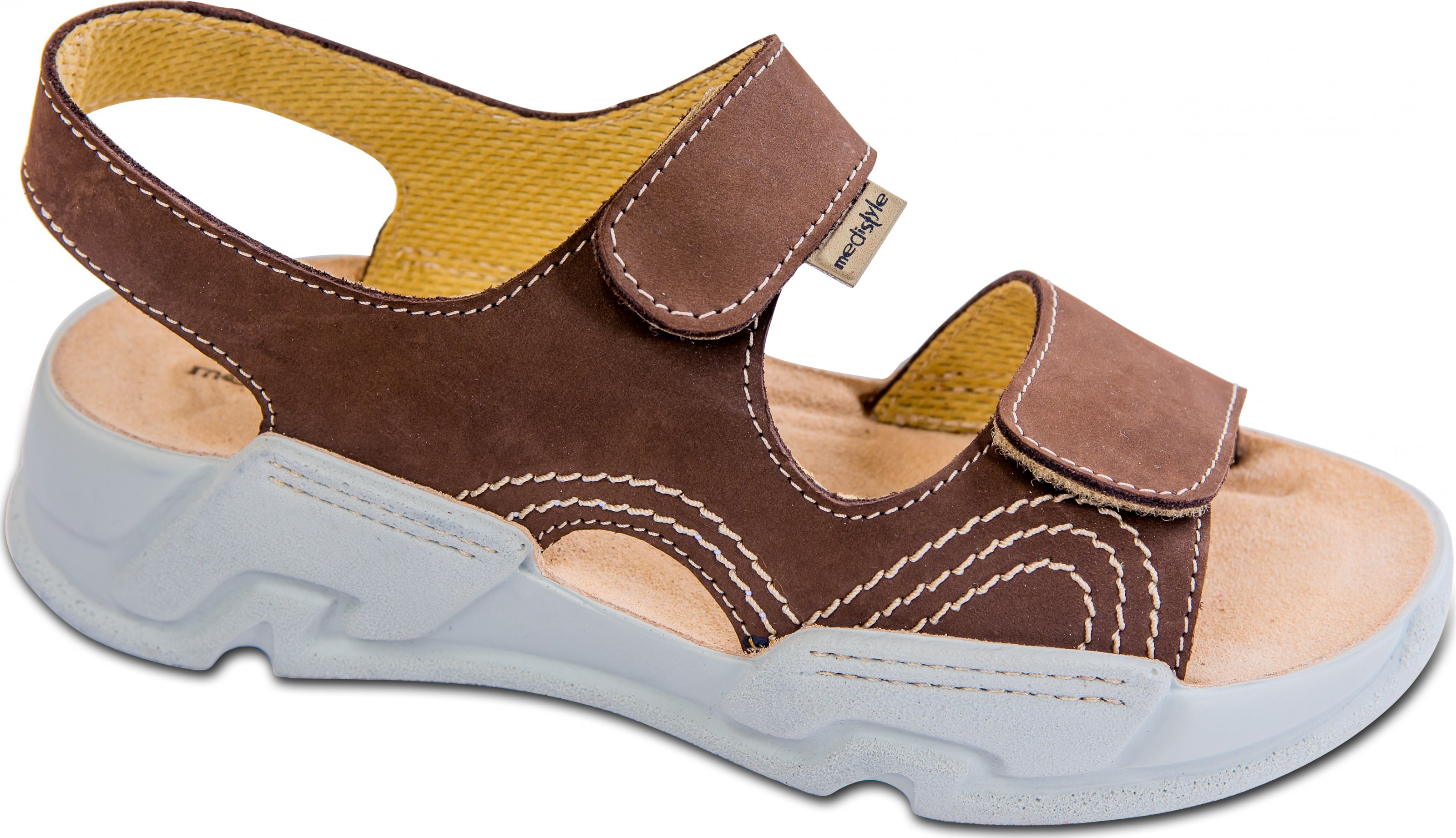 MEDISTYLE zdravotní dámský sandál Hedvika Barva: Hnědá, Velikost EU: 37