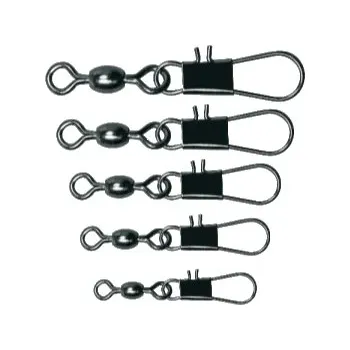 Cralusso Obratlík s Karabinkou Crane Swivel With Interlock Snap 12 ks - Velikost 6