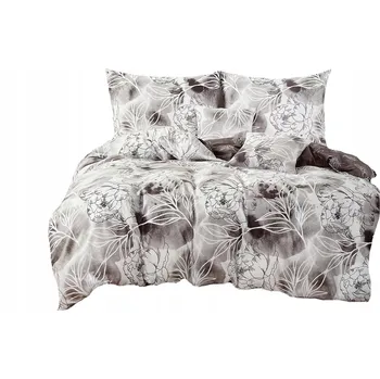 Povlečení POVLEČENÍ 160X200 BAVLNA SATÉN + 2 POVLAKY NA POLŠTÁŘE 70X80 KWIATY SADA POVLEČENÍ