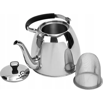 Konvice na čaj Tradiční ocelová Konvice Klausberg 1,1 l stříbrná