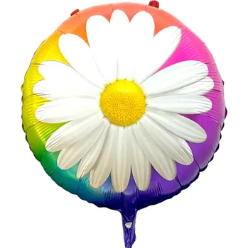 Balónek Fóliový balónek BAREVNÁ SEDMIKRÁSKA Květina na párty