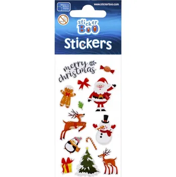 samolepka SAMOLEPKY samolepky STICKER BOO VÁNOČNÍ 6280