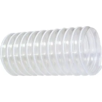 Ventilační potrubí HADICE FLEXADUR PU-2N SE O - 40/46 mm -Těžkohořlavá hadice na odsávání abrazivních materiálů, DIN 4102-B1, -40/+100°C