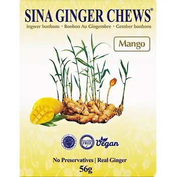 Bonbon Sina Ginger Chews Mango 56 g