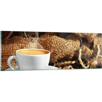 Obraz Obraz na skle do obýváku ložnice 90x30 gastronomie obrazy na zeď sklo