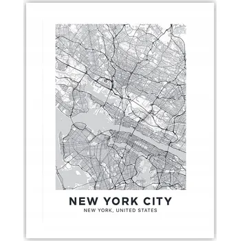 Obraz Obraz plakát na zeď bez rámu 40x50 New York plakáty do obýváku ložnice