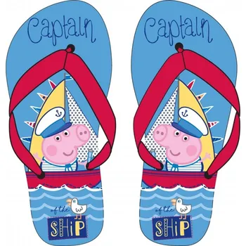 LETNÍ PANTOFLE - ŽABKY PRASÁTKO PEPPA PIG 26/27