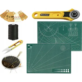 Obraz Řezací podložka SADA krejčovská 60x45 cm A2 + Nůž