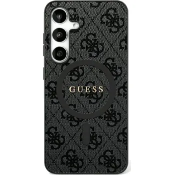 Pouzdro na mobilní telefon Pouzdro GUESS pro SAMSUNG S25 GUHMS25SG4GFRK (Magnetic PU 4G Ring Classic Logo) černé