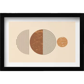 Obraz Nástěnný obraz dekorace interiéru Geometrické umění v boho stylu 30x20 cm