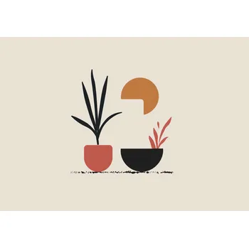 Plakát Plakát Domácí Zahrada bez rámu 100 x 70 cm