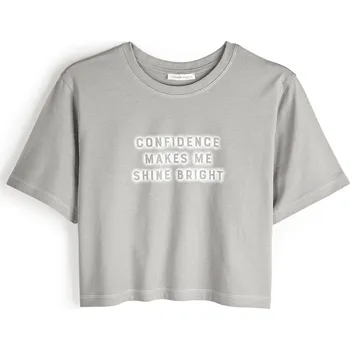 GATE Zkrácené bavlněné tričko 36 225-0344/819