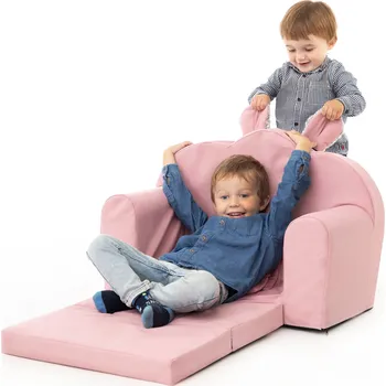 Pohovka Pohovka Hobbygarden Palermo 71 x 35 cm sametová růžová