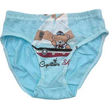 Slipy Dětské bavlněné slipy modré C1036 Velikost: XS