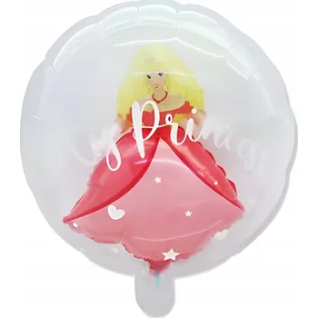 Balónek Balón v balónu dekorace na narozeniny oslavu dvojitý balón princezna