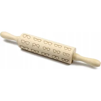 Váleček na těsto Brýle – gravírovaný váleček na těsto, pro milovníky pečení, Art-D