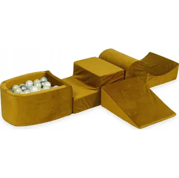 Dětské hřiště Pěnové dětské hřiště - skluzavka, bazének s mikro zlatými míčky