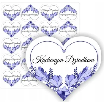 Svíčka Sada samolepek srdíčka na hřbitovní svíčky, pro hřbitovní svíčka VZPOMÍNKA NA MILOVANÉ PRARODIČE