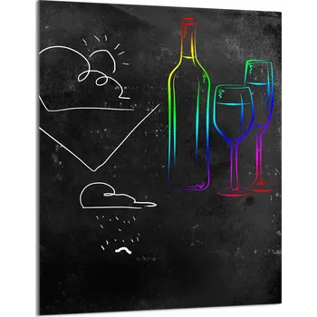 Kuchyňské prkénko Krájecí deska TMK ArtDeko sklo 1 ks