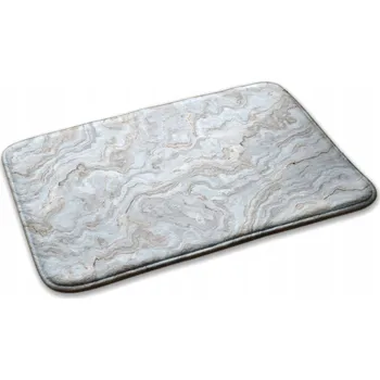 Rohožka Velká moderní vnitřní rohožka před dveře, mramorový vzor, 90x60 cm