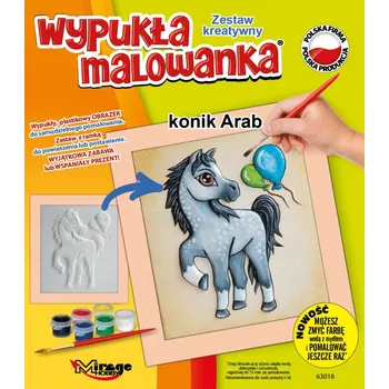 omalovánky Vypouklá omalovánka Arabský kůň (Kreativní sada)
