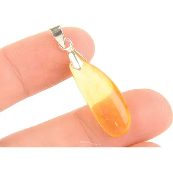 Přívěsek Jantar přívěsek úchyt Ag 925/1000 1,5g